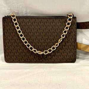 Michael Kors NWOT Monogram Belt Bag